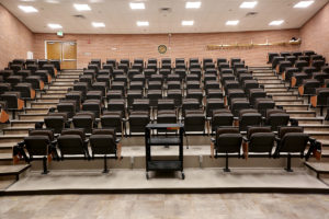 Large lecture hall seating